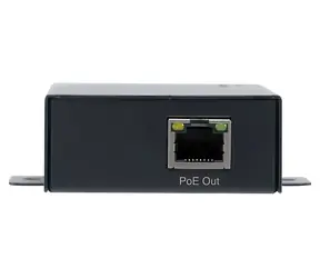 LevelOne PoE repeater černá / PoE repeater / 1x RJ45 / prodloužení 100m / 802.3af/at