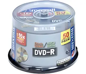 Maxell DVD-R / Optické médium / 4,7 GB / 16x / 50 ks / Cake box