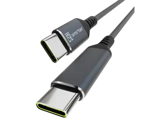 Smrter SPEEDY 100 černá / Nabíjecí a datový kabel / USB-C / PD 100W / 40 cm