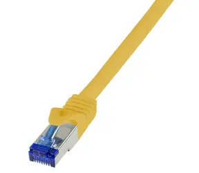Logilink CAT6a žlutá / Patch kabel / S/FTP / LSZH / 1,5 m