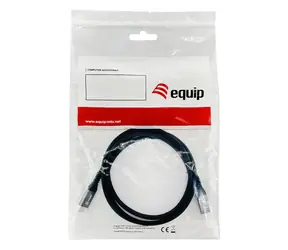 Equip USB-C Gen2 černá / Prodlužovací kabel USB-C (M) - USB-C (F) / USB 3.2 Gen 2 / 10 Gbit/s / 1 m
