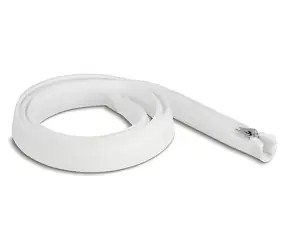 Delock / Kabelový organizér / se zipem / 1 m / 20 mm / bílý
