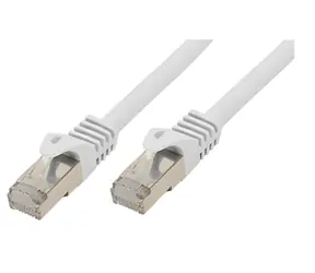 Shiverpeaks Cat7 20m bílá / Patch kabel / S/FTP / 600 MHz / LSZH