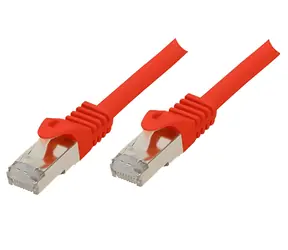 Shiverpeaks BS75511 červená / Patch kabel / Cat7 S/FTP / RJ-45 / 1,5 m / LSZH