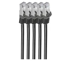 Shiverpeaks CAT7 S/FTP 0,25 m černá / Patch kabel / RJ-45 / LSZH