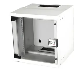 Equip ECO 300x300 šedá / Nástěnný rozvaděč 10" / 6U / skleněné dveře / hloubka 300 mm