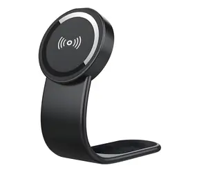 2GO FlexHold černá / Magnetický držák do auta / MagSafe / bezdrátové nabíjení / do zapalovače