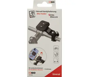 2GO BikeLock Ultra / Držák telefonu na kolo / 18-30 mm / magnetický / 360°