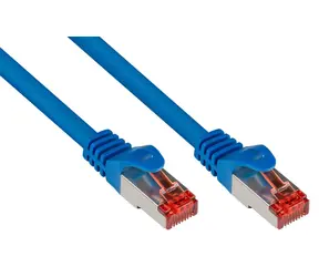 Good Connections Cat.6 S/FTP modrý / Patch kabel / RJ-45 / 250 MHz / 1 m