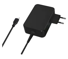 LC-Power LC-NB-GAN-90-C černá / Napájecí adaptér pro notebook / 90 W / USB-C / GaN