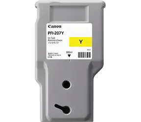 Canon PFI-207Y žlutá / Inkoustová cartridge / pigmentová / 300 ml / iPF680, iPF685, iPF780, iPF785