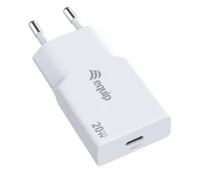 Equip GaN 20W bílá / Síťová nabíječka / USB-C / Power Delivery 3.0 / Quick Charge 3.0