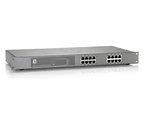 LevelOne FEP-1612 / Switch / 16x PoE+ / 480W / 19" / Unmanaged