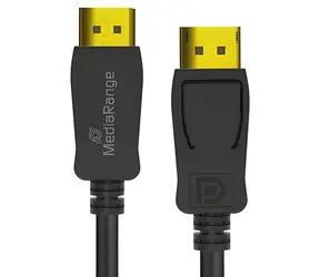 MediaRange MRCS248 2m černá / Kabel / DisplayPort 2.1 / 40 Gbps / 8K 120Hz / HDCP 2.2