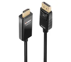 Lindy DisplayPort 1.2 na HDMI 2.0 / Adaptér / 0,5 m / 4K 60Hz / HDR