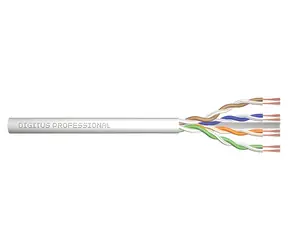 Digitus šedá / UTP kabel lanko / Cat.6 U/UTP / AWG26/7 / 305 m / LSZH