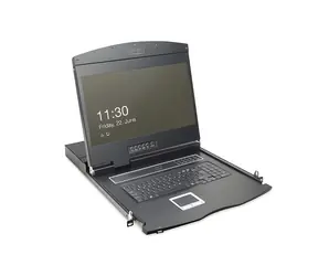 Digitus KVM konzole 19" / Switch / 16 portů / TFT displej / touchpad / DE layout / 1U