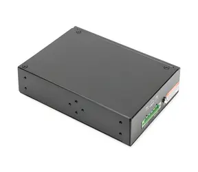 Digitus Industrial černá / Switch / 8 portů / Gigabit / Neřízený / DIN lišta