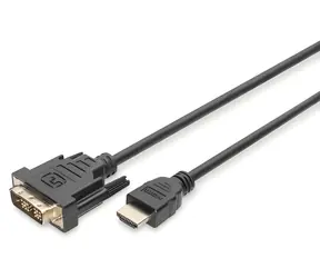 Digitus HDMI A - DVI(18+1) černá / Kabel / 2 m / Full HD