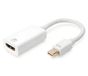 Digitus mini DisplayPort - HDMI bílá / Redukce / aktivní / 4K 60Hz / HDCP 2.2 / 0,2 m