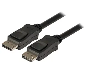 EFB K5560SW.3 černá / Kabel DisplayPort - DisplayPort / 4K 60Hz / 3 m / pozlacené konektory