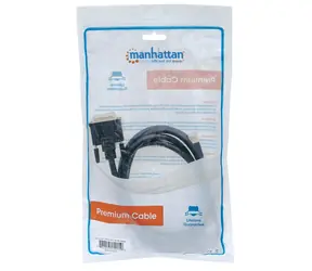 Manhattan černá / Kabel Mini DisplayPort na DVI-D / 1,8 m / Dual-Link / 60 Hz