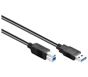 Good Connections USB 3.0 A-B černá / Kabel / USB-A – USB-B / 5 m / USB 3.2 Gen 1