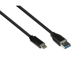 Good Connections USB-A - USB-C černá / Kabel / USB 3.2 Gen 1 / 3 m / 5 Gbit/s