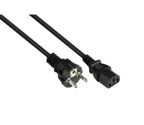 Good Connections Schuko - C13 5m černá / Napájecí kabel / 250 V / 10 A