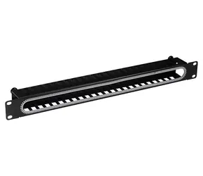 EFB 699999NTS.1 černá / Vyvazovací panel / 19" / 1U / s krytem