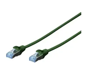 Digitus zelená / Patch kabel / Cat5e / SF/UTP / RJ45 / 1 m