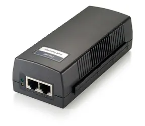 LevelOne PoE injektor Gigabit 30W černá / PoE injektor / 2× RJ-45 / 100-240 V / 52 V PoE