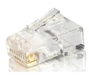 Equip RJ45 Cat5e transparentní / Konektor / nestíněný / pozlacené kontakty / 100 ks