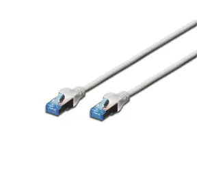 Digitus CAT 5e SF/UTP šedá / Patch kabel / 2 m / AWG 26/7 / PVC / Měď