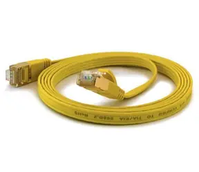 Wantec Cat6a F/UTP žlutá / Patch kabel / 0,2 m / RJ-45