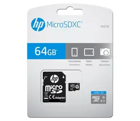 HP mi210 64GB / Paměťová karta / MicroSDXC / Class 10 / UHS-I (U1)