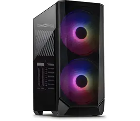 Inter-Tech IT-3503 Airstream černá / Skříň / Mid-Tower / E-ATX / 2x 200mm ARGB / tvrzené sklo