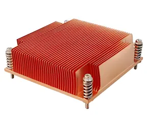 Inter-Tech K-129 1U / Chladič CPU / Pasivní / Měděný / LGA 1150/1151/1155/1156/1200
