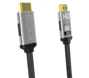 INCA IHM-03T šedá / Kabel HDMI / 2.1 / 48 Gbps / 8K / 3 m / pozlacené konektory