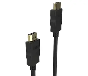 Inca HDMI kabel 3 m černá / Kabel HDMI / 1.4 / 4K 30 Hz / pozlacené konektory / feritová tlumivka