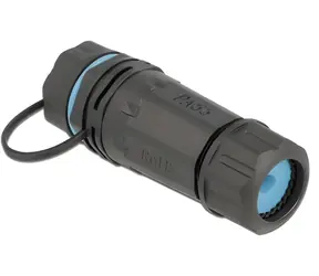 DeLock / Spojka RJ45 samice - samice / Cat.6A / IP68 voděodolná / 10 Gbit/s
