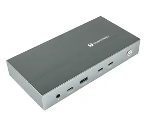 Kabelmeister Thunderbolt 4 / Dokovací stanice / 2x Thunderbolt 4 / 100W PD / DP + HDMI / RJ45 / USB-A / SD karta