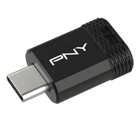 PNY Elite-X Fit černá / Flash disk / 128GB / USB-C / USB 3.2 Gen 1 / čtení: 200 MB/s / zápis: 100 MB/s