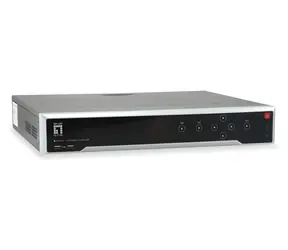 LevelOne NVR-1332 / Rekordér / NVR / 32 kanálů / do 12Mpix / 4x HDD slot / 2x LAN / HDMI