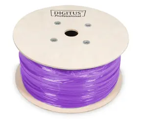 Digitus Cat6 fialová / Instalační kabel / F/UTP / 305 m / AWG 23/1 / LSZH