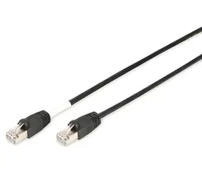 Digitus Cat6 S/FTP 5 m černý Outdoor / Síťový patch kabel / RJ45 / PoE++ / UV odolný
