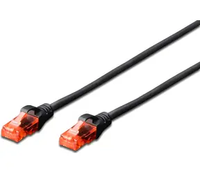 Digitus 3 m černá / Patch kabel / Cat6 / U/UTP / RJ-45