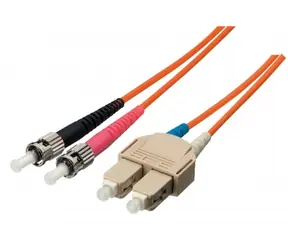Equip ST/SC žlutá / Optický patchkabel / Singlemode duplex OS2 / 2 m / LSZH