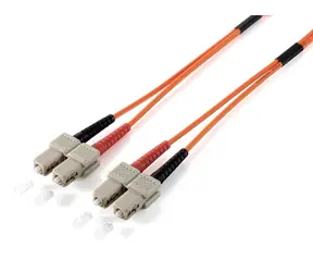 Equip SC-SC žlutá / Optický patchkabel / Duplex / Singlemode OS2 / 5 m