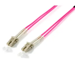 Equip optický kabel LC-LC OM4 3m fialový / Patch kabel / Multimode / Duplex / LSZH plášť